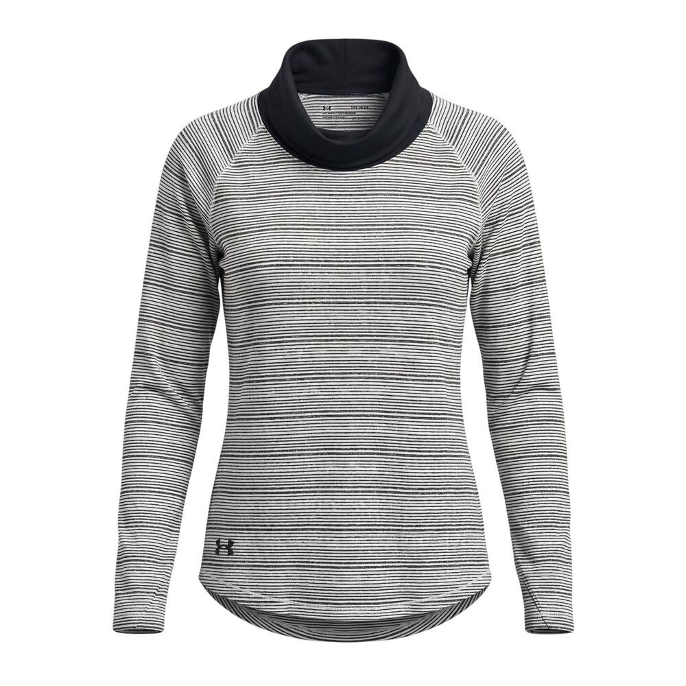 Under Armour Womens S Cowl Neck Thumbhole‎ Athleisure Minimalist Active Pullover